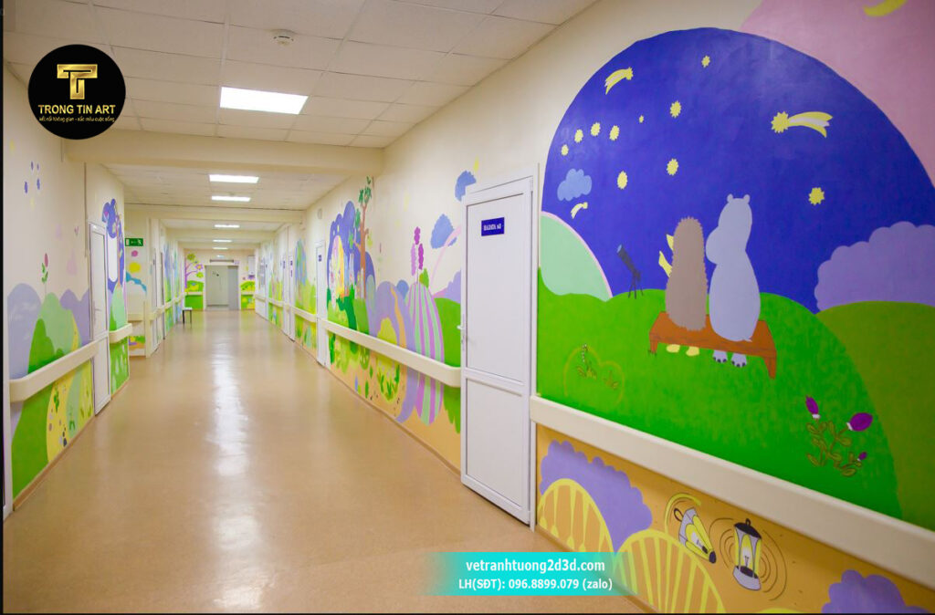 VẼ TRANH TƯỜNG 3D MỸ THUẬT TRỌNG TÍN ART