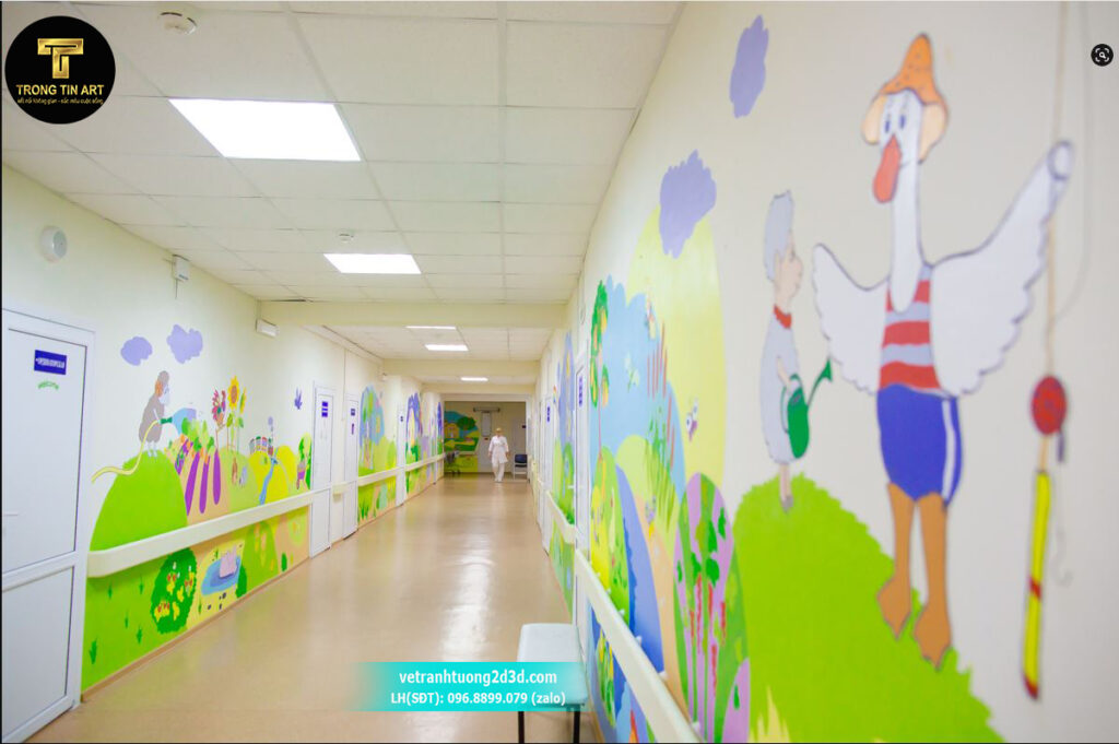 VẼ TRANH TƯỜNG 3D MỸ THUẬT TRỌNG TÍN ART
