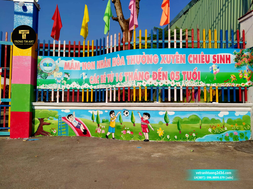 VẼ TRANH TƯỜNG 3D MỸ THUẬT TRỌNG TÍN ART