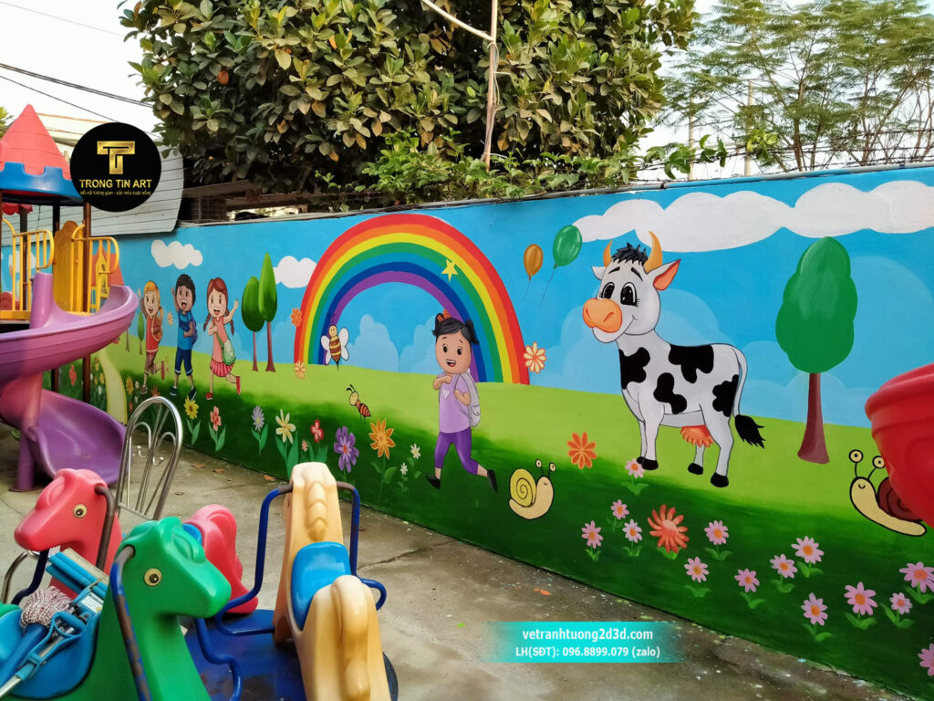 VẼ TRANH TƯỜNG 3D MỸ THUẬT TRỌNG TÍN ART