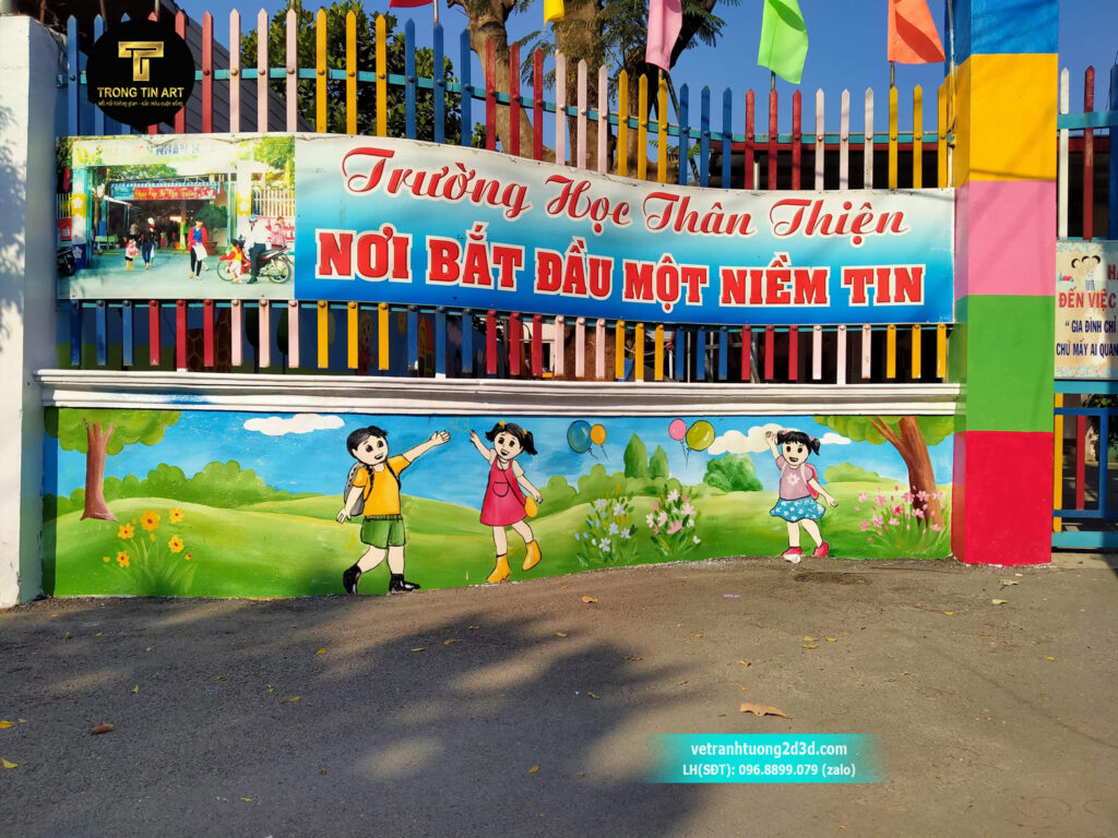 VẼ TRANH TƯỜNG 3D MỸ THUẬT TRỌNG TÍN ART