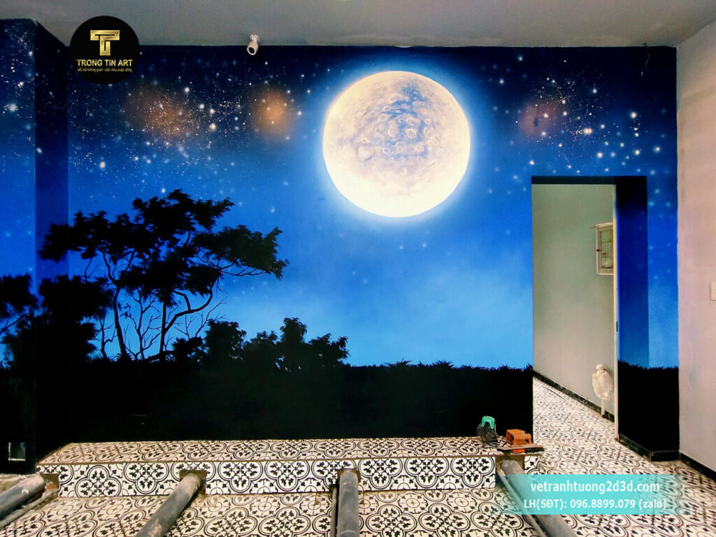 VẼ TRANH TƯỜNG 3D MỸ THUẬT TRỌNG TÍN ART