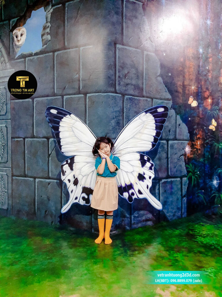 VẼ TRANH TƯỜNG 3D MỸ THUẬT TRỌNG TÍN ART