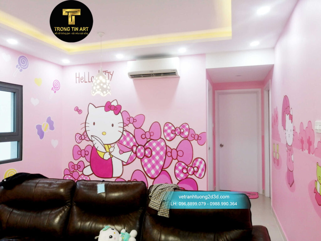 VẼ TRANH TƯỜNG 3D MỸ THUẬT TRỌNG TÍN ART