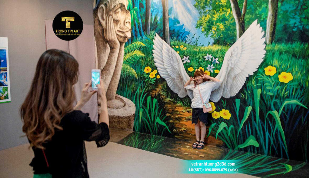 VẼ TRANH TƯỜNG 3D MỸ THUẬT TRỌNG TÍN ART