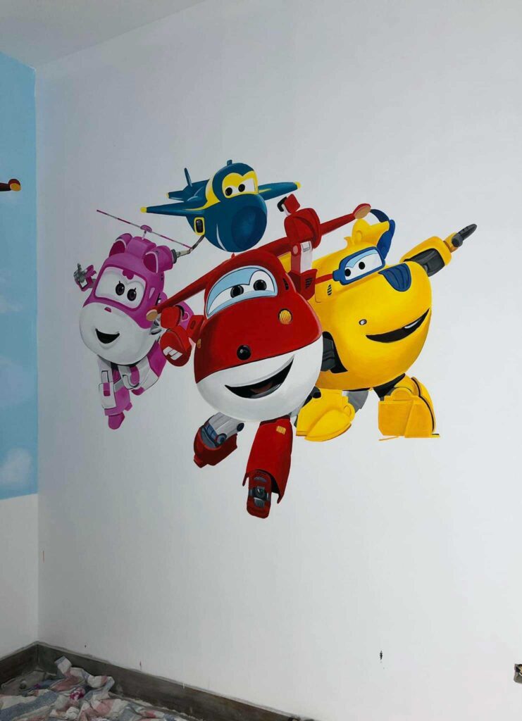 VẼ TRANH TƯỜNG 3D MỸ THUẬT TRỌNG TÍN ART