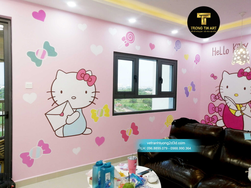 VẼ TRANH TƯỜNG 3D MỸ THUẬT TRỌNG TÍN ART