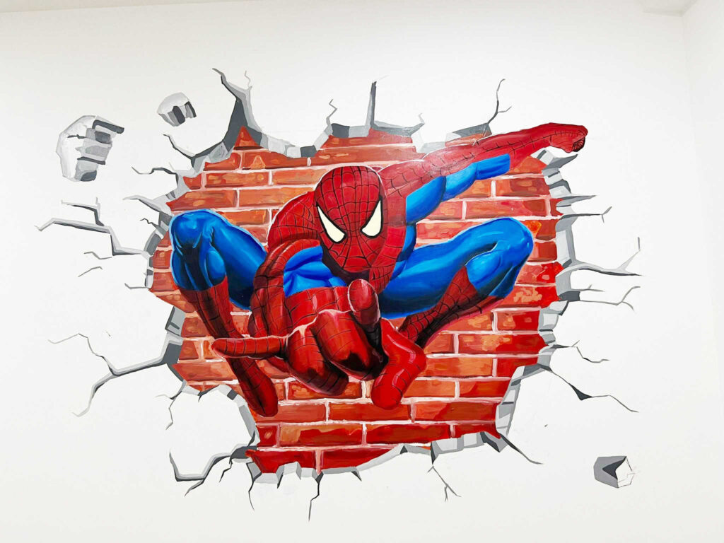 VẼ TRANH TƯỜNG 3D MỸ THUẬT TRỌNG TÍN ART