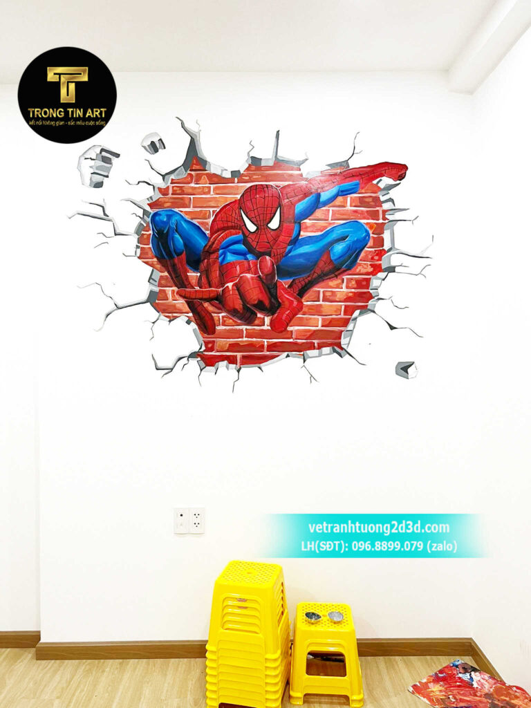 VẼ TRANH TƯỜNG 3D MỸ THUẬT TRỌNG TÍN ART