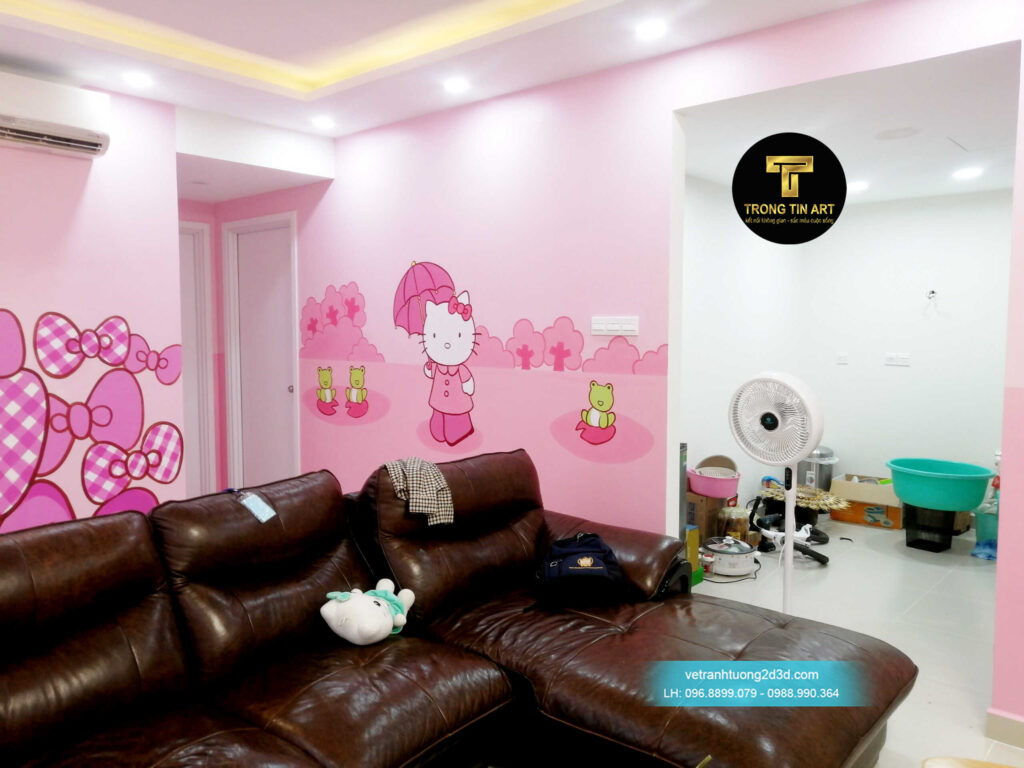 VẼ TRANH TƯỜNG 3D MỸ THUẬT TRỌNG TÍN ART
