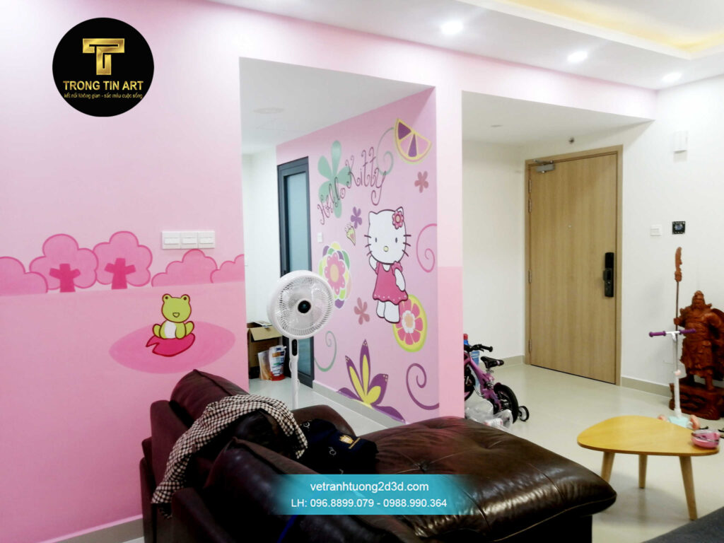 VẼ TRANH TƯỜNG 3D MỸ THUẬT TRỌNG TÍN ART