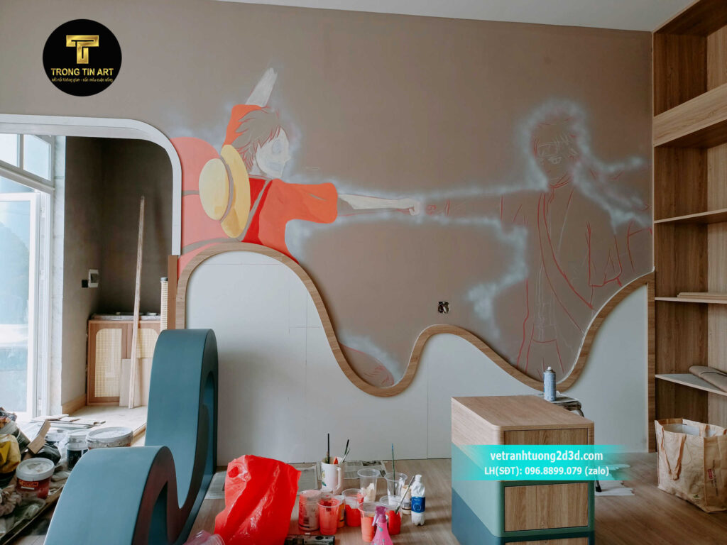 VẼ TRANH TƯỜNG 3D MỸ THUẬT TRỌNG TÍN ART