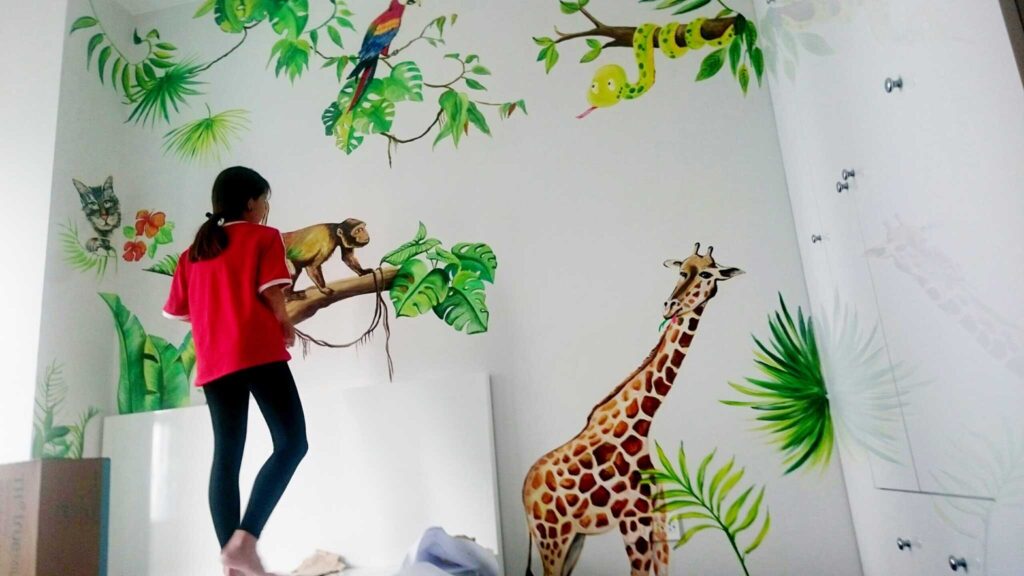 VẼ TRANH TƯỜNG 3D MỸ THUẬT TRỌNG TÍN ART