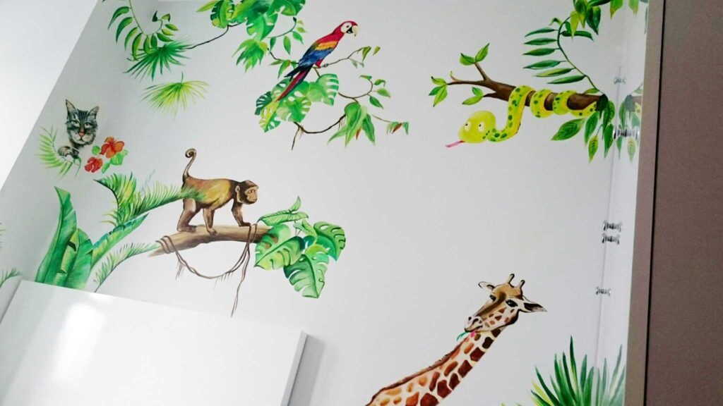 VẼ TRANH TƯỜNG 3D MỸ THUẬT TRỌNG TÍN ART