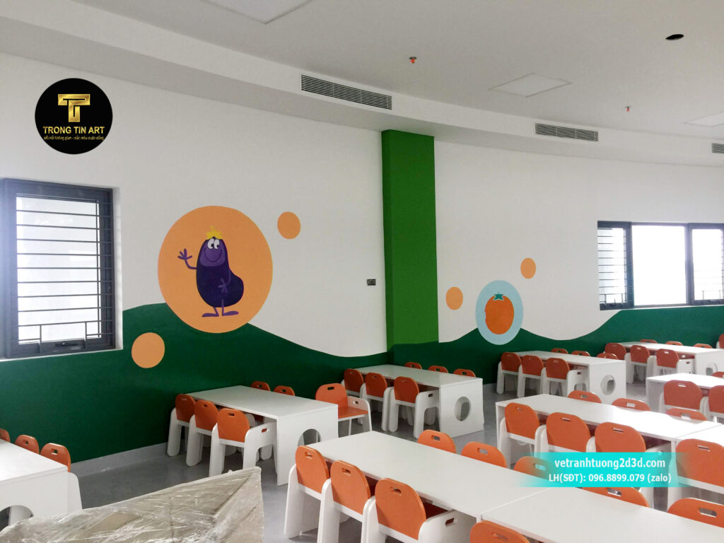 VẼ TRANH TƯỜNG 3D MỸ THUẬT TRỌNG TÍN ART