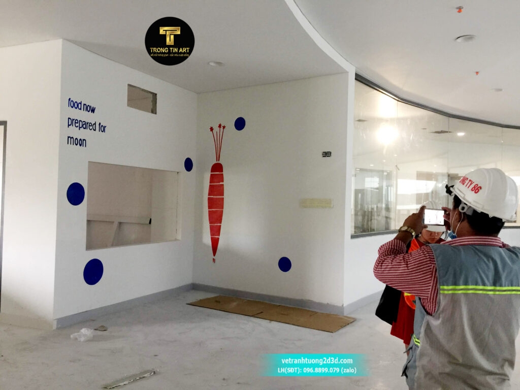 VẼ TRANH TƯỜNG 3D MỸ THUẬT TRỌNG TÍN ART