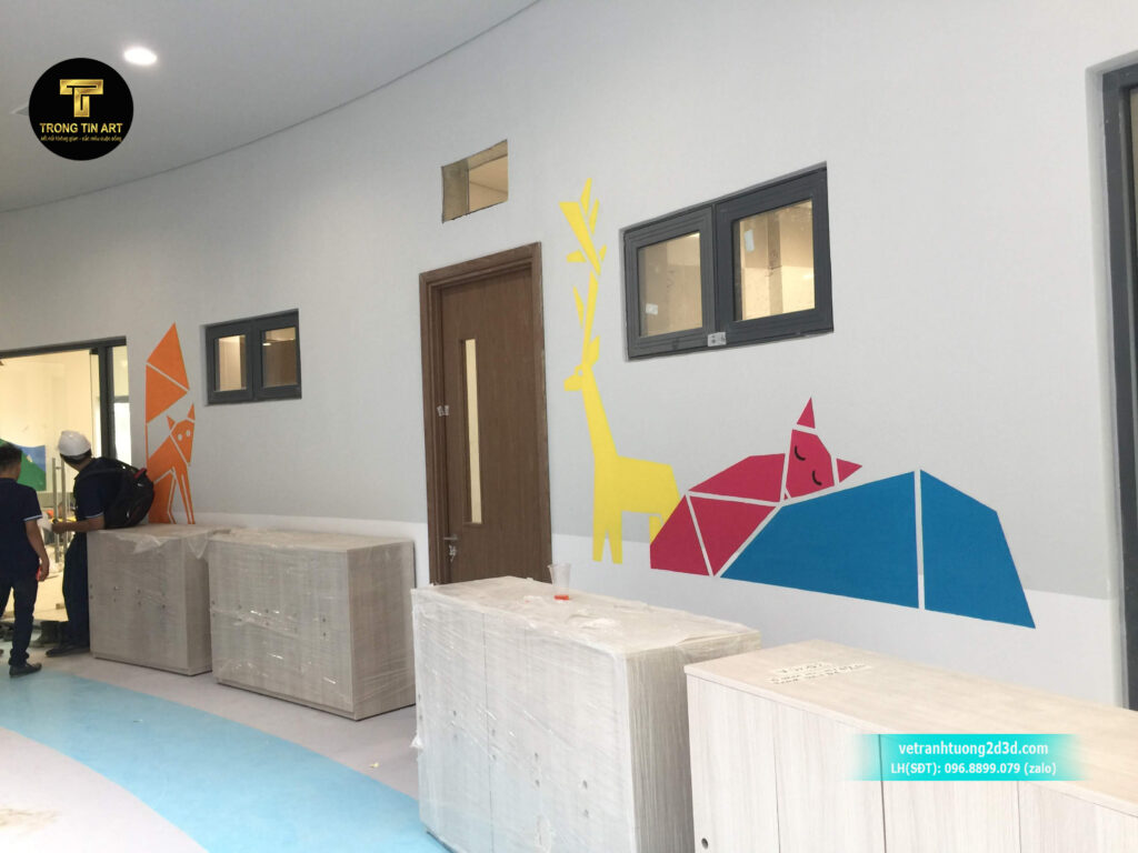 VẼ TRANH TƯỜNG 3D MỸ THUẬT TRỌNG TÍN ART