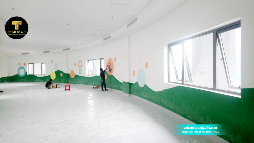 VẼ TRANH TƯỜNG 3D MỸ THUẬT TRỌNG TÍN ART