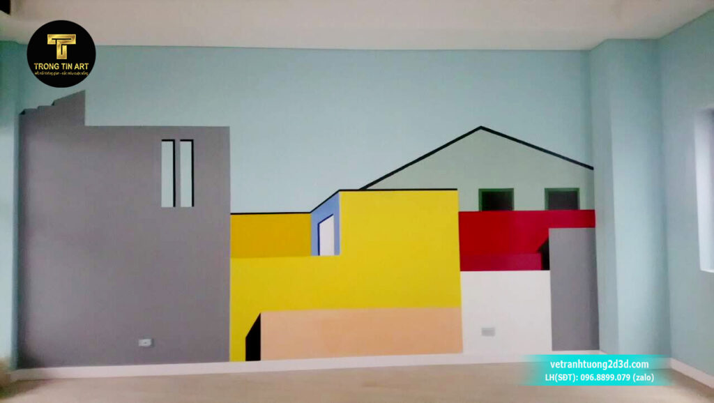 VẼ TRANH TƯỜNG 3D MỸ THUẬT TRỌNG TÍN ART