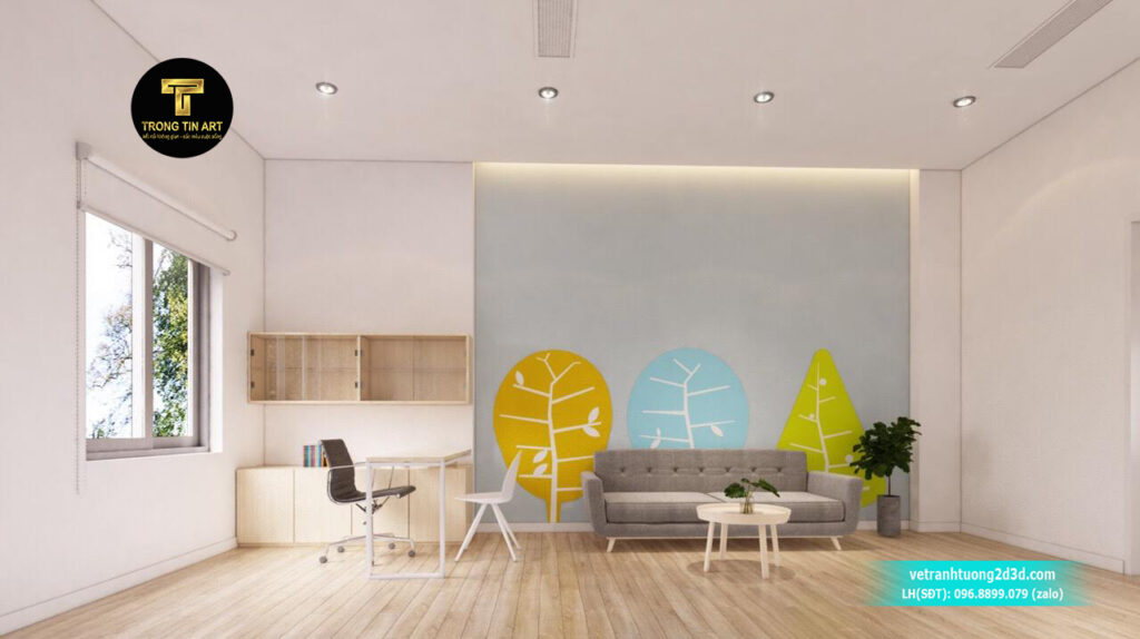 VẼ TRANH TƯỜNG 3D MỸ THUẬT TRỌNG TÍN ART