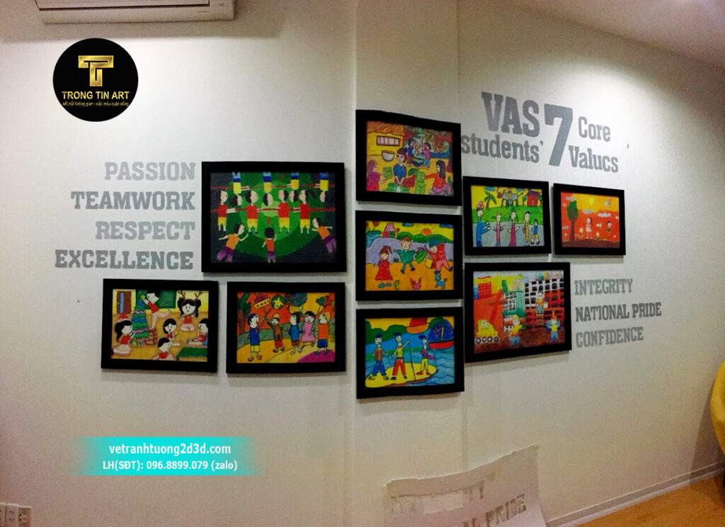 VẼ TRANH TƯỜNG 3D MỸ THUẬT TRỌNG TÍN ART
