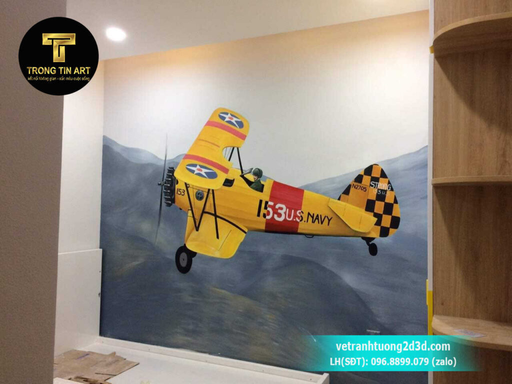 VẼ TRANH TƯỜNG 3D MỸ THUẬT TRỌNG TÍN ART