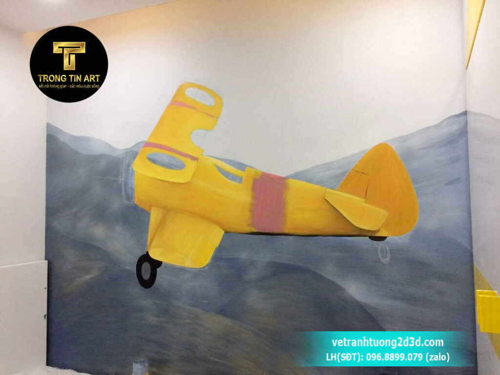 VẼ TRANH TƯỜNG 3D MỸ THUẬT TRỌNG TÍN ART