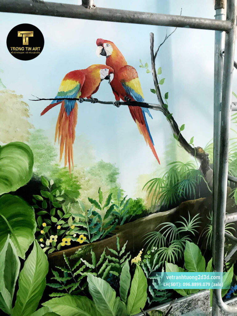 VẼ TRANH TƯỜNG 3D MỸ THUẬT TRỌNG TÍN ART