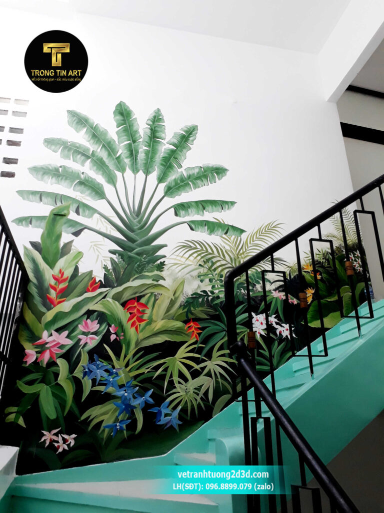 VẼ TRANH TƯỜNG 3D MỸ THUẬT TRỌNG TÍN ART
