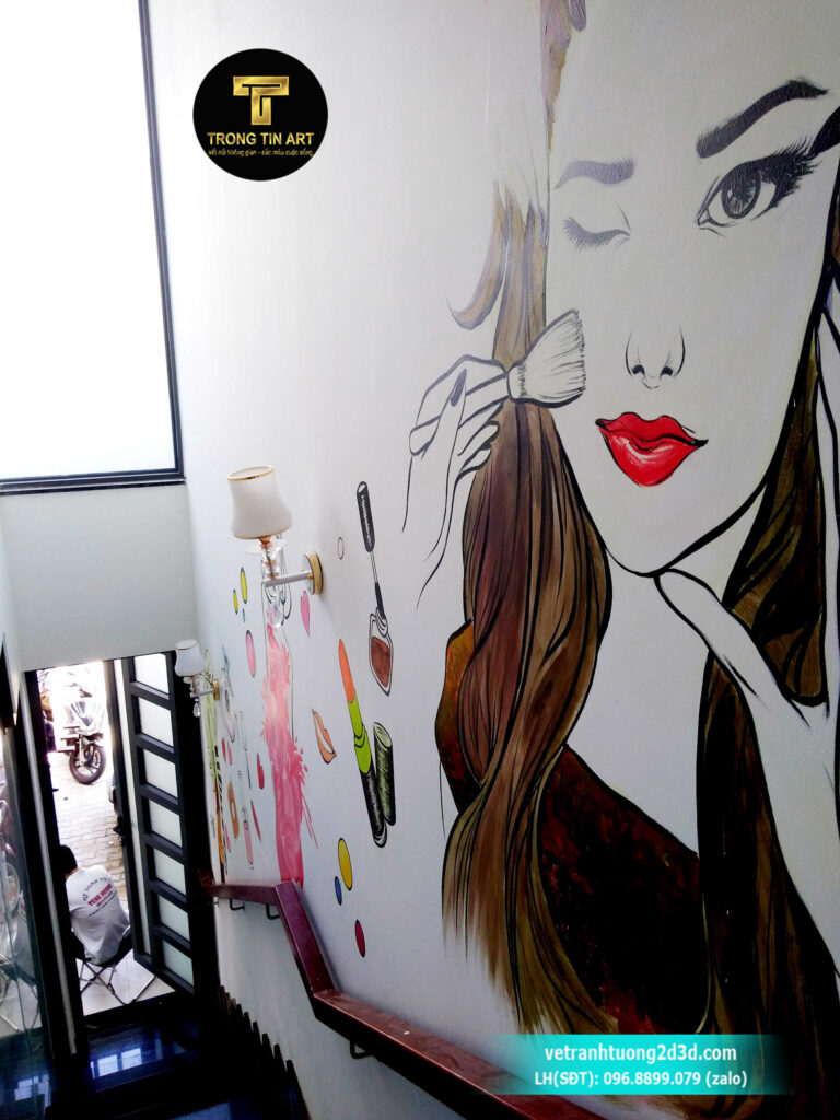 VẼ TRANH TƯỜNG 3D MỸ THUẬT TRỌNG TÍN ART