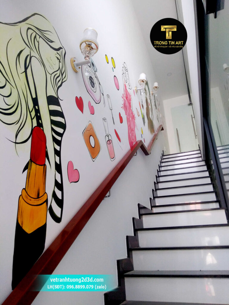 VẼ TRANH TƯỜNG 3D MỸ THUẬT TRỌNG TÍN ART