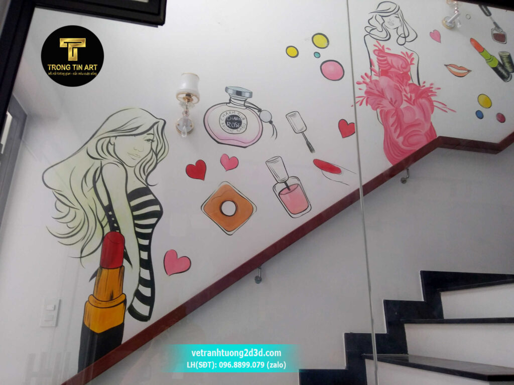 VẼ TRANH TƯỜNG 3D MỸ THUẬT TRỌNG TÍN ART