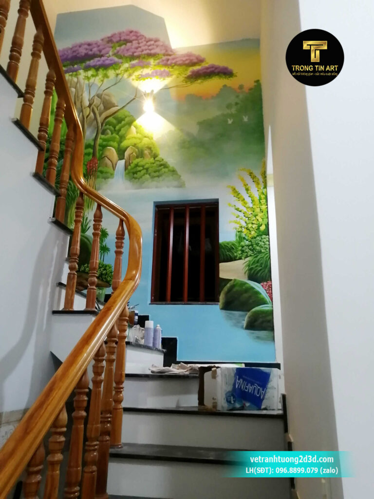 VẼ TRANH TƯỜNG 3D MỸ THUẬT TRỌNG TÍN ART