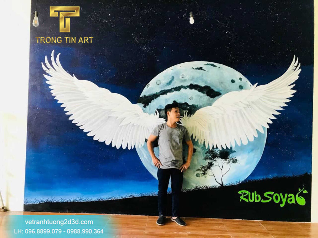 VẼ TRANH TƯỜNG 3D MỸ THUẬT TRỌNG TÍN ART