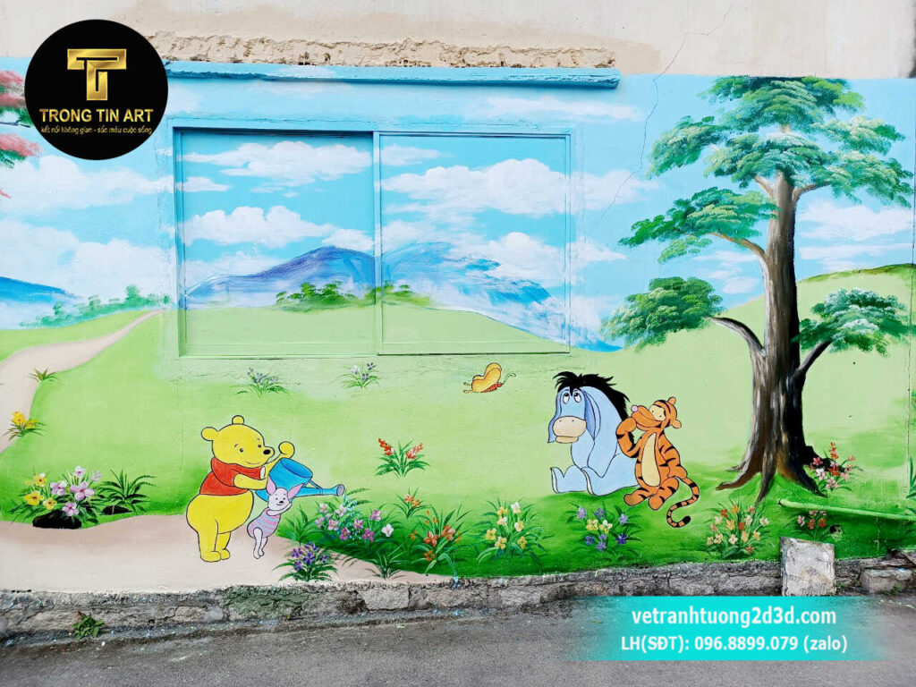 VẼ TRANH TƯỜNG 3D MỸ THUẬT TRỌNG TÍN ART