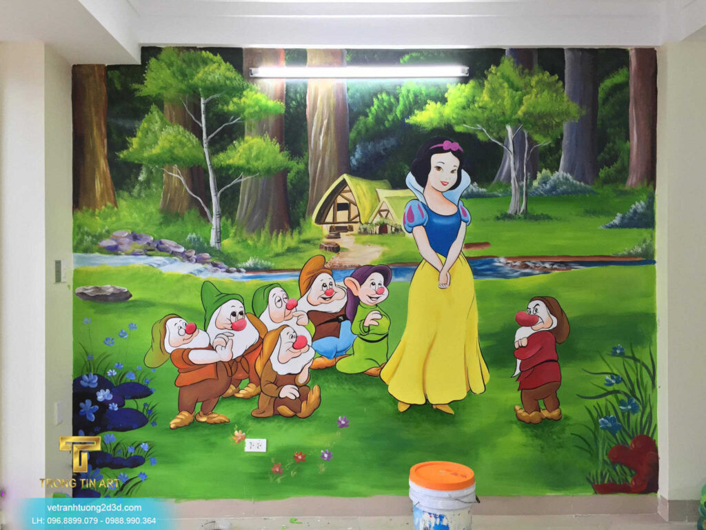 VẼ TRANH TƯỜNG 3D MỸ THUẬT TRỌNG TÍN ART