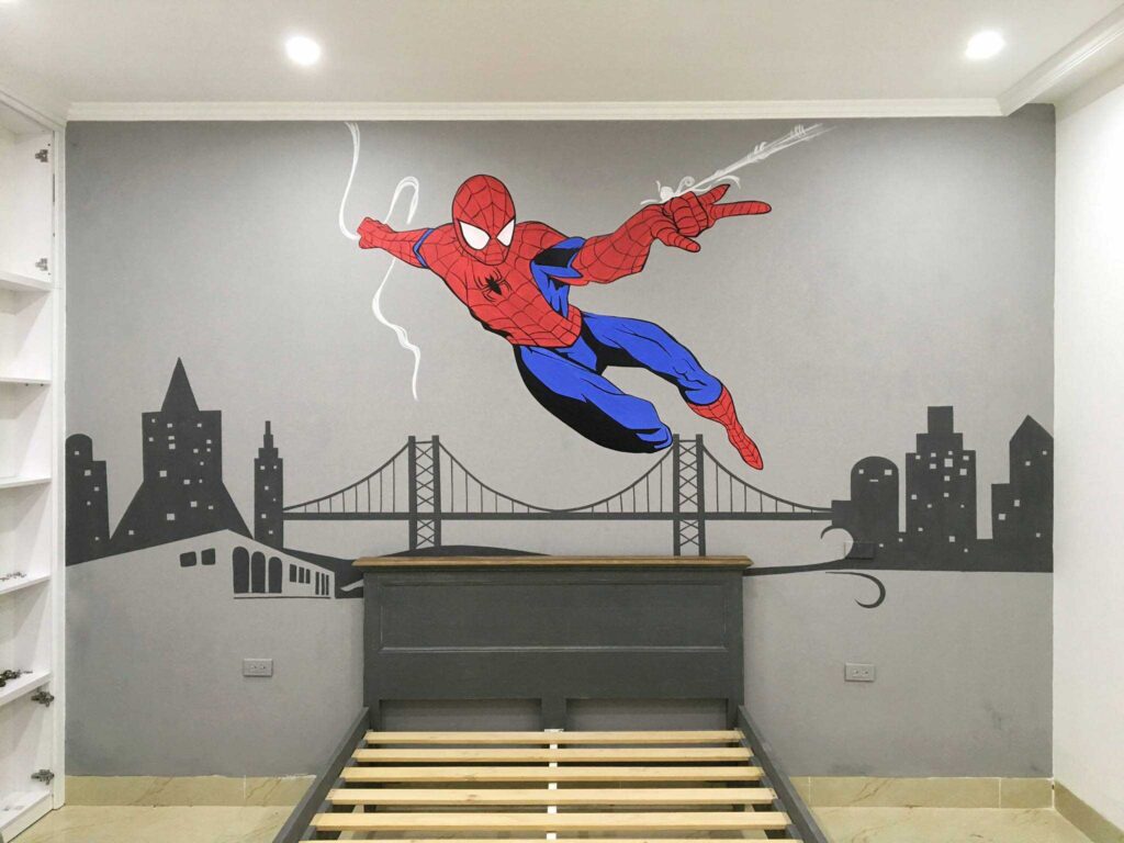 VẼ TRANH TƯỜNG 3D MỸ THUẬT TRỌNG TÍN ART