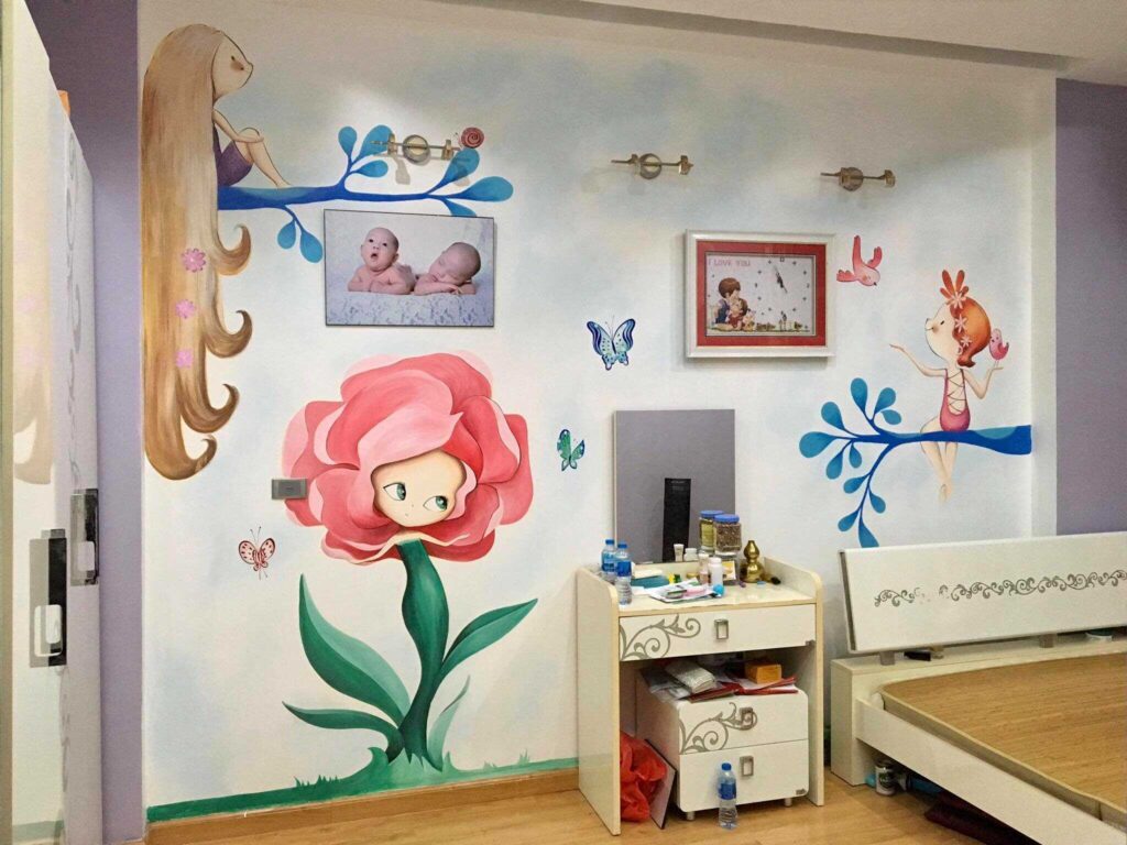 VẼ TRANH TƯỜNG 3D MỸ THUẬT TRỌNG TÍN ART
