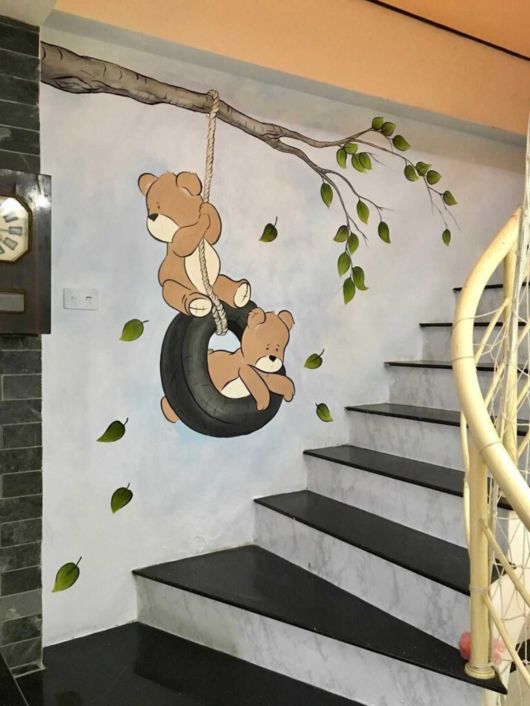 VẼ TRANH TƯỜNG 3D MỸ THUẬT TRỌNG TÍN ART