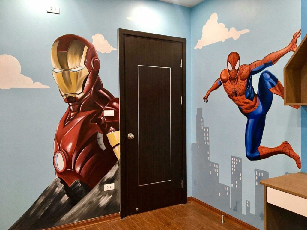 VẼ TRANH TƯỜNG 3D MỸ THUẬT TRỌNG TÍN ART
