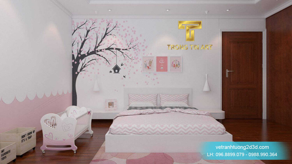 VẼ TRANH TƯỜNG 3D MỸ THUẬT TRỌNG TÍN ART
