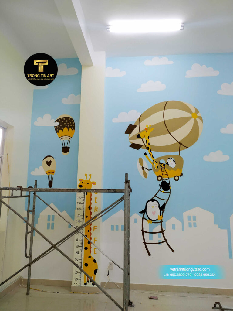 VẼ TRANH TƯỜNG 3D MỸ THUẬT TRỌNG TÍN ART