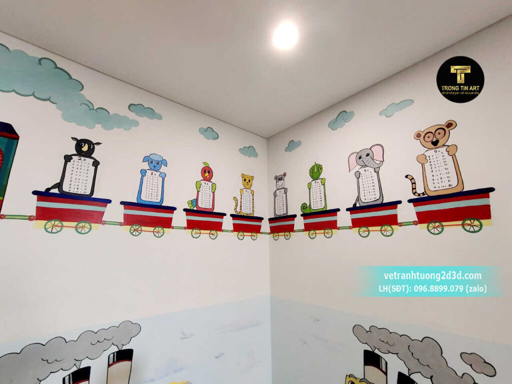 VẼ TRANH TƯỜNG 3D MỸ THUẬT TRỌNG TÍN ART