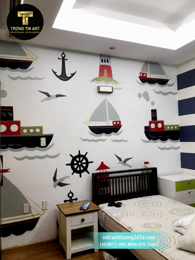 VẼ TRANH TƯỜNG 3D MỸ THUẬT TRỌNG TÍN ART