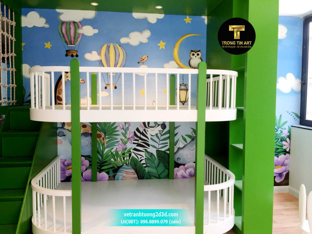 VẼ TRANH TƯỜNG 3D MỸ THUẬT TRỌNG TÍN ART