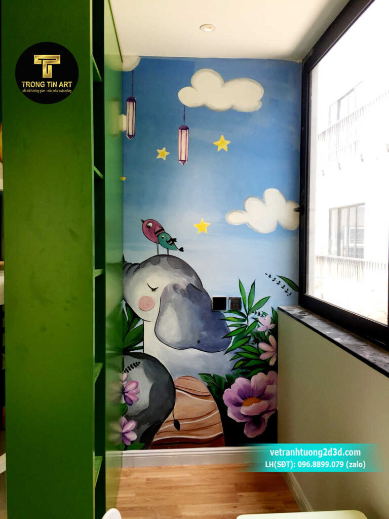 VẼ TRANH TƯỜNG 3D MỸ THUẬT TRỌNG TÍN ART