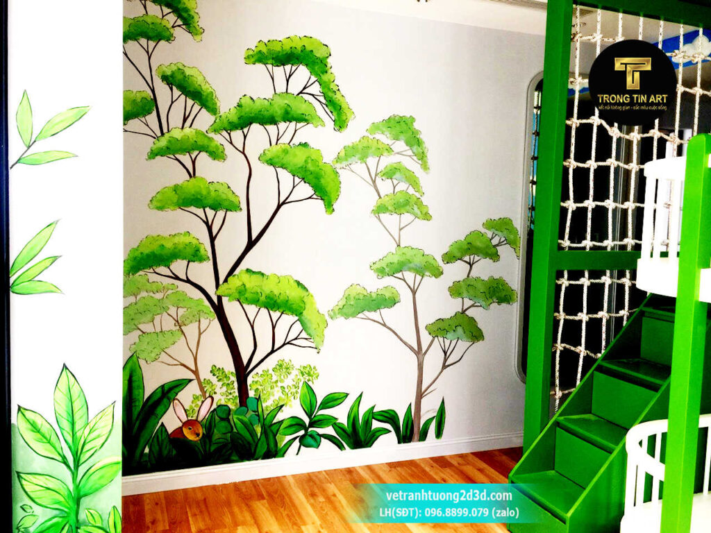VẼ TRANH TƯỜNG 3D MỸ THUẬT TRỌNG TÍN ART
