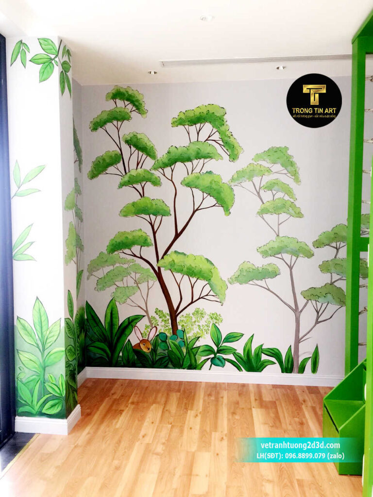 VẼ TRANH TƯỜNG 3D MỸ THUẬT TRỌNG TÍN ART