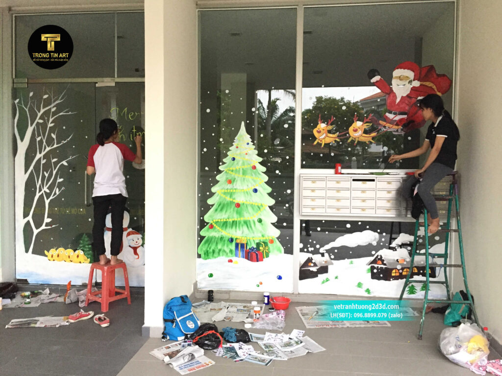 VẼ TRANH TƯỜNG 3D MỸ THUẬT TRỌNG TÍN ART
