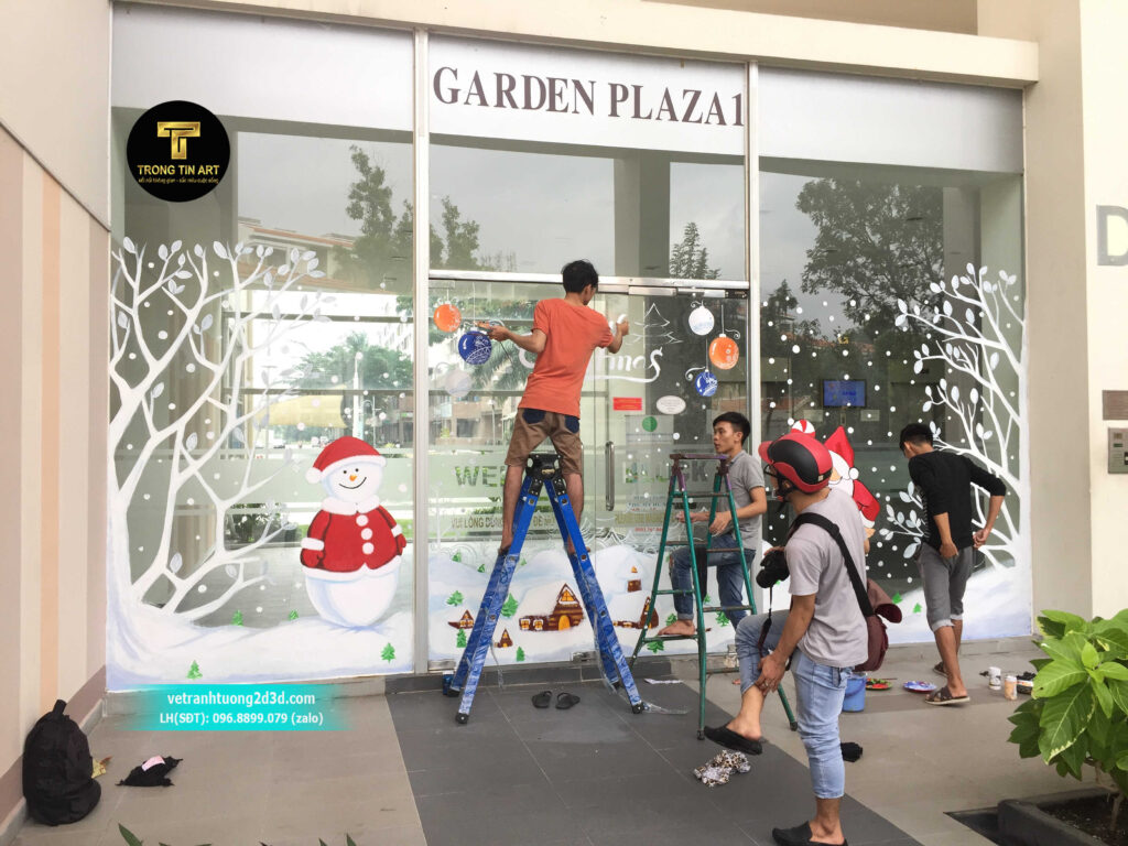 VẼ TRANH TƯỜNG 3D MỸ THUẬT TRỌNG TÍN ART